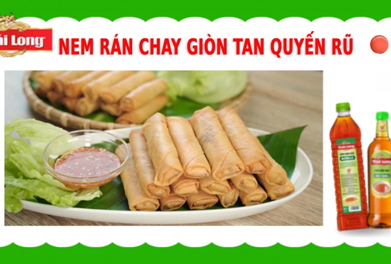 BÍ QUYẾT LÀM NEM RÁN CHAY GIÒN TAN QUYẾN RŨ